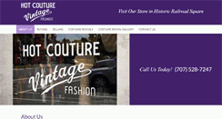 Desktop Screenshot of hotcouturevintage.com