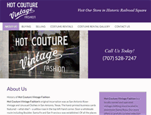 Tablet Screenshot of hotcouturevintage.com